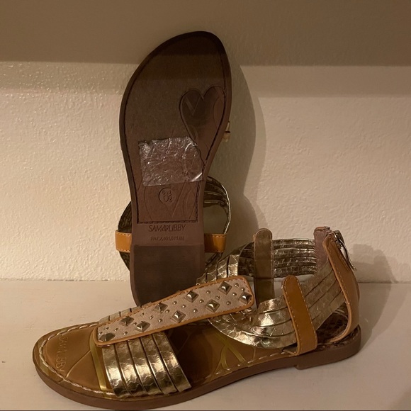 Sam & Libby - Gold accent sandals - Picture 2 of 3